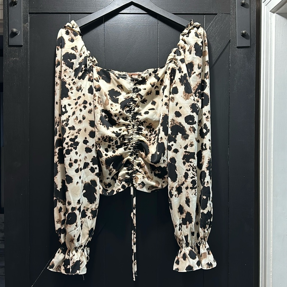 Leopard pattern shirt